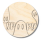 Unfinished Wood Spooky Ghosts Door Sign Kit | Wood Craft Cutouts | 1/4" Thick |
