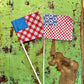 Summer Flags Sewing Pattern - Paper Print Pattern, Mailed