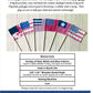 Summer Flags Sewing Pattern - Paper Print Pattern, Mailed