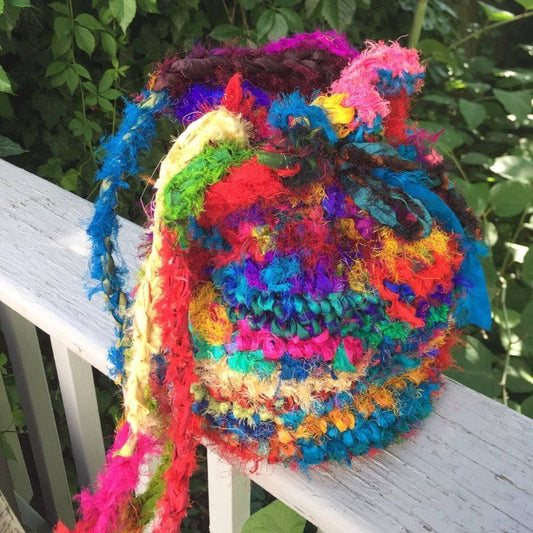 Tibet Jewel Bucket Bag Crochet Kit
