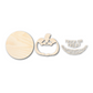 Unfinished Wood Trick or Treat Jack-o-Lantern Door Sign Kit | Wood Craft Cutouts | 1/4" Thick |