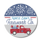 Unfinished Wood Uncle Sam's Fireworks Door Sign Kit | Wood Craft Cutouts | 1/4" Thick |