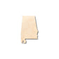 Unfinished Wood Alabama Shape - State - Craft - up to 46" DIY