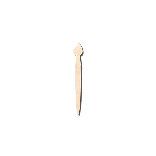 Unfinished Wood Artist Paint Brush Shape - Craft - up to 46" DIY