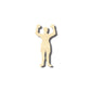 Unfinished Wood Boxer Shape - Sports - Craft - up to 46" DIY