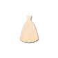 Unfinished Wood Bride Gown Shape - Wedding - Craft - up to 46" DIY