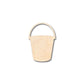 Unfinished Wood Bucket Shape - Food - Craft - up to 46" DIY