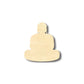 Unfinished Wood Buddha Shape - Religion - Craft- up to 46" DIY