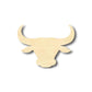 Unfinished Wood Bull Head Logo Shape - Animal - Sports - Craft - up to 46" DIY