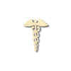Unfinished Wood Caduceus Shape - Medicine - Craft- up to 46" DIY