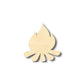 Unfinished Wood Campfire Shape - Camping - Craft - up to 46" DIY