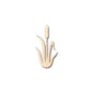 Unfinished Wood Cattail Shape - Plant - Craft - up to 46" DIY