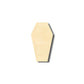 Unfinished Wood Coffin 2D Shape - Halloween - Craft - up to 46" DIY