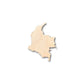 Unfinished Wood Colombia Shape - Country - Craft - up to 46" DIY