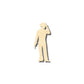 Unfinished Wood Cowboy Shape - Western - Craft - up to 46" DIY