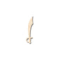 Unfinished Wood Cutlass Shape - Pirates - Craft - up to 46" DIY