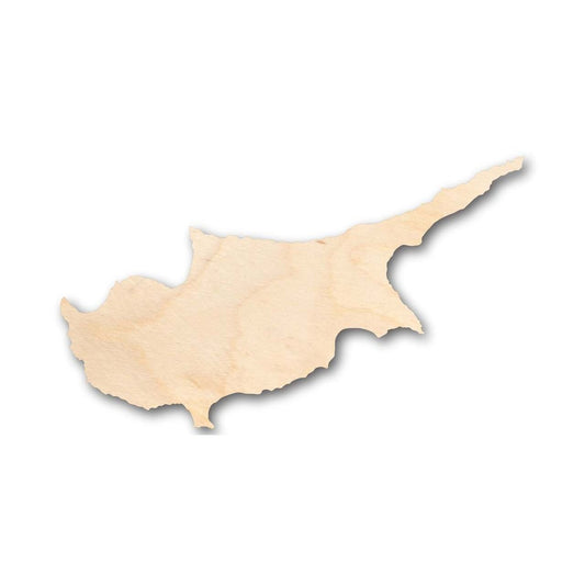 Unfinished Wood Cyprus Shape - Country - Craft - up to 46" DIY