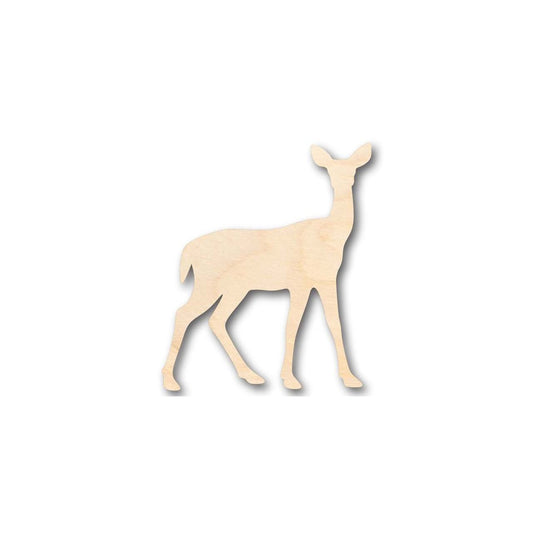 Unfinished Wood Deer Shape - Animal - Craft - up to 46" DIY