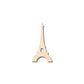 Unfinished Wood Eiffel Tower Shape - Paris - Monument - Craft - up to 46" DIY