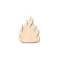 Unfinished Wood Fire Shape - Firefighter - Craft - up to 46" DIY
