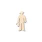 Unfinished Wood Firefighter Fireman Shape - Craft - up to 46" DIY