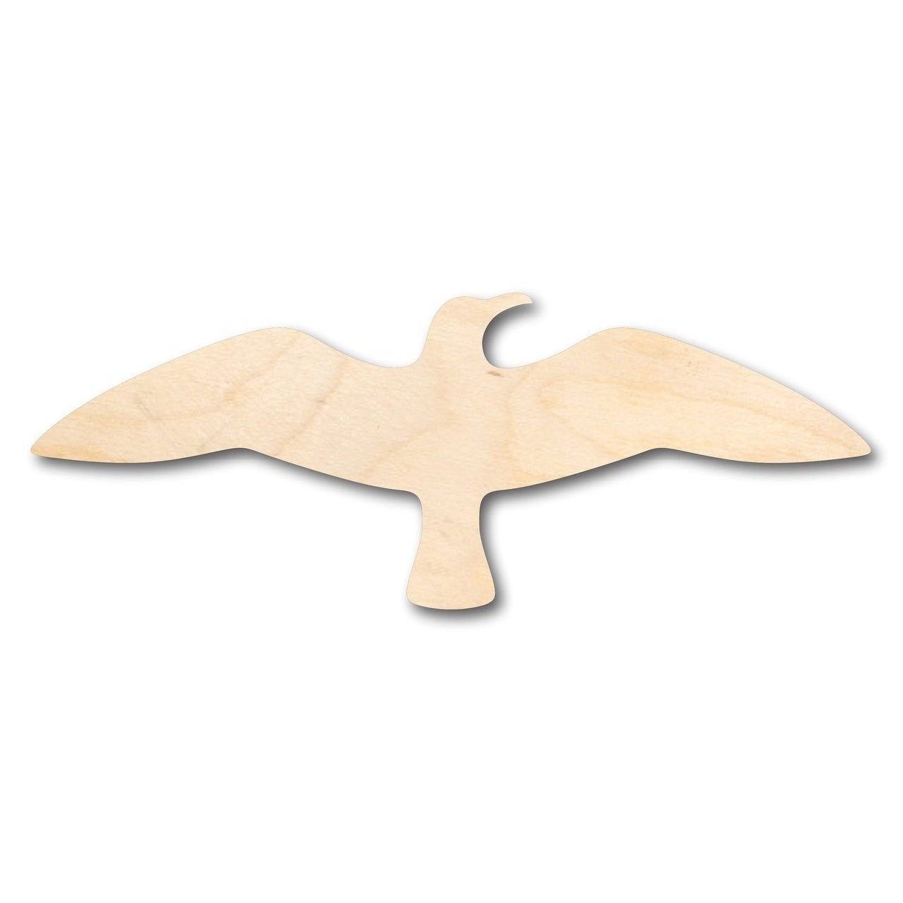 Unfinished Wood Flying Seagull Shape - Animal - Wildlife - Craft - up to 46" DIY