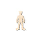 Unfinished Wood Frankenstein Monster Shape - Halloween - Craft - up to 46" DIY