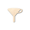 Unfinished Wood Funnel Shape - Craft - up to 46" DIY
