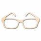 Unfinished Wood Glasses Shape - Craft - up to 46" DIY