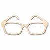 Unfinished Wood Glasses Shape - Craft - up to 46" DIY