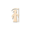 Unfinished Wood Grim Reaper Shape - Death - Craft - up to 46" DIY