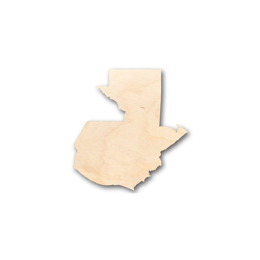 Unfinished Wood Guatemala Shape - Country - Craft - up to 46" DIY