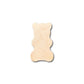 Unfinished Wood Gummy Bear Shape - Candy - Craft - up to 46" DIY