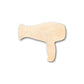 Unfinished Wood Hair Dryer Shape - Salon - Craft - up to 46" DIY