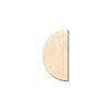 Unfinished Wood Half Semi Circle Shape - Craft - up to 46" DIY