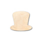 Unfinished Wood Hat - Magician's Top Hat- Craft up to 46" DIY