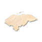 Unfinished Wood Honduras Shape - Country - Craft - up to 46" DIY