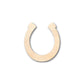 Unfinished Wood Horseshoe Shape - Farm Ranch - Animal - Craft - up to 46" DIY