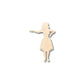 Unfinished Wood Hula Girl Shape - Hawaii - Craft- up to 46" DIY