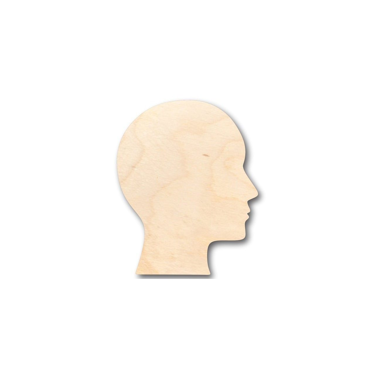 Unfinished Wood Human Head Shape - Craft - up to 46" DIY