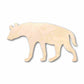 Unfinished Wood Hyena Shape - Animal - Wildlife - Craft - up to 46" DIY