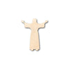 Unfinished Wood Jesus Preaching Shape - Easter - Christian - Craft - up to 46" DIY
