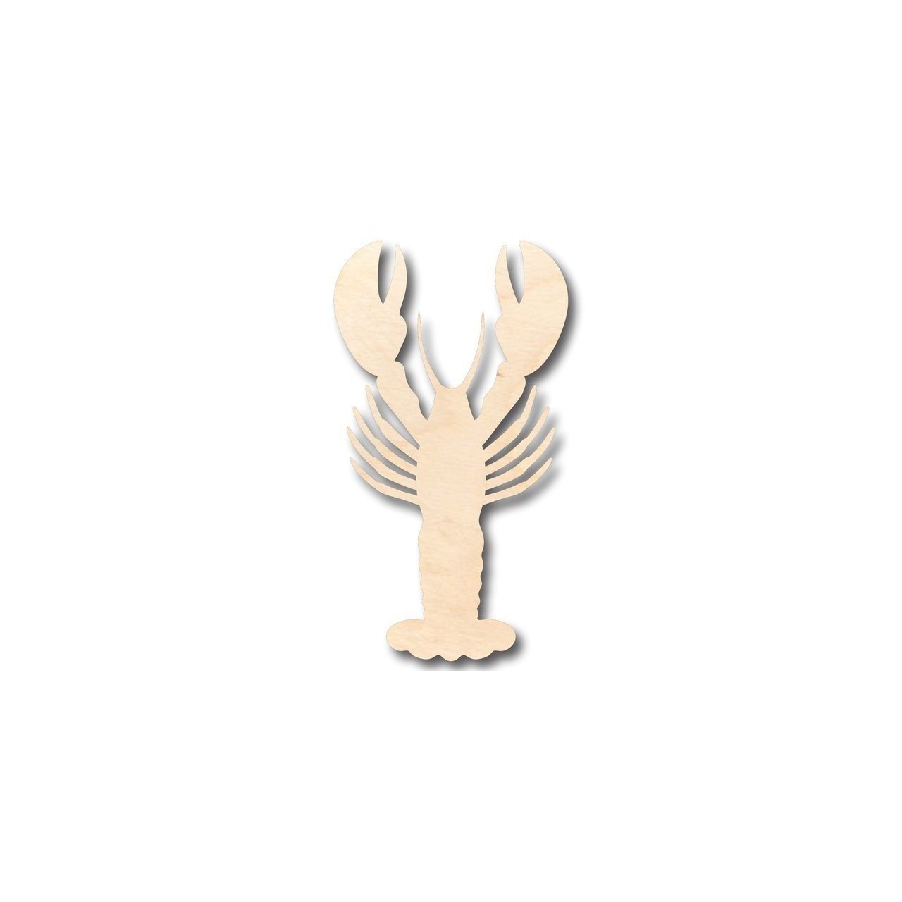 Unfinished Wood Lobster Shape - Ocean - Nursery - Craft - up to 46" DIY