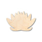 Unfinished Wood Lotus Flower Shape - Spring - Flower - Craft - up to 46" DIY