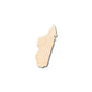 Unfinished Wood Madagascar Shape - Country - Craft - up to 46" DIY