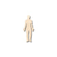 Unfinished Wood Man Shape - Craft- up to 46" DIY