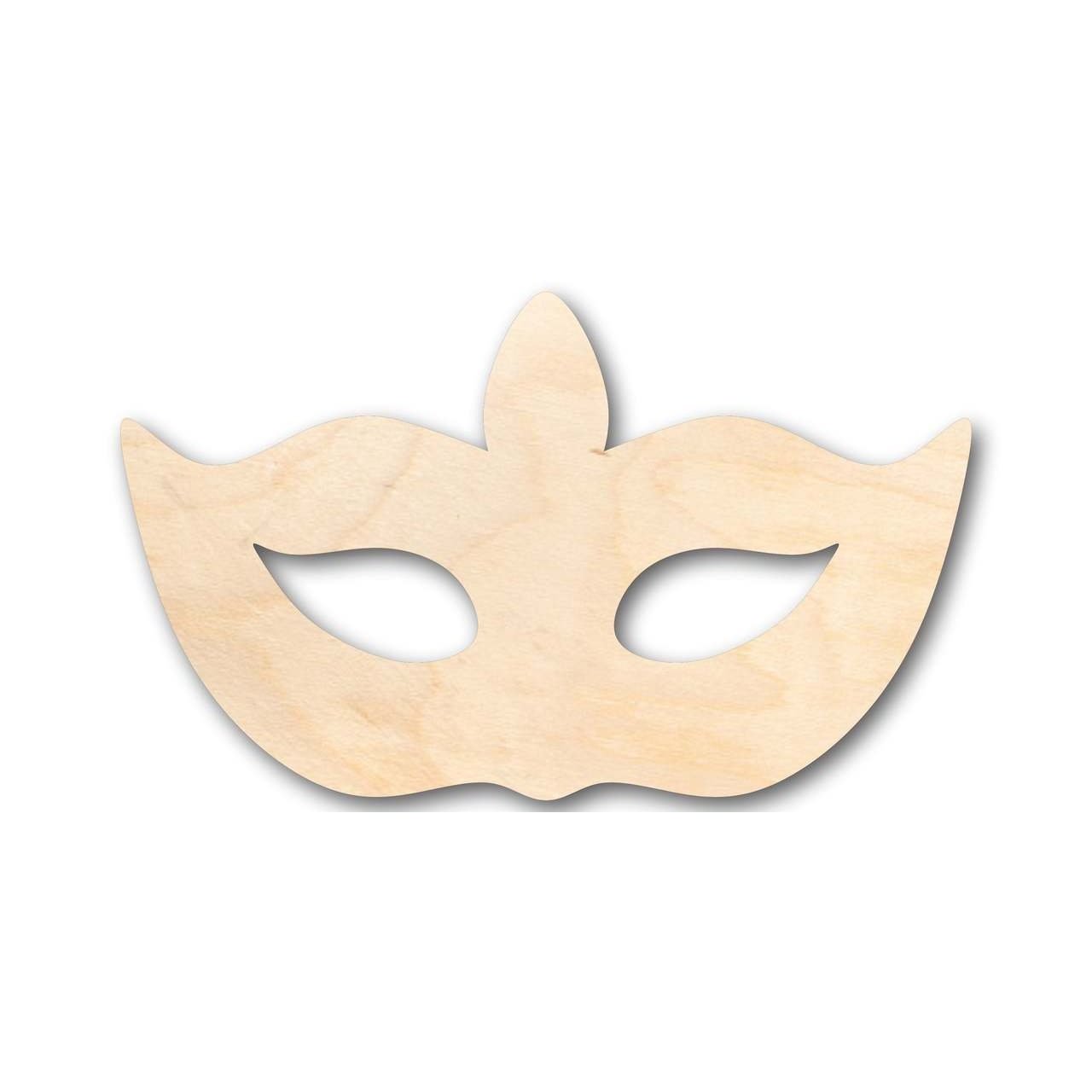 Unfinished Wood Masquerade Mask Shape - Party - Carnival - Craft up to 46" DIY