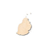 Unfinished Wood Mauritius Shape - Country - Craft - up to 46" DIY