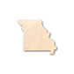 Unfinished Wood Missouri Shape - State - Craft - up to 46" DIY