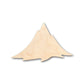 Unfinished Wood Mountain Shape - Nature - Craft - up to 46" DIY